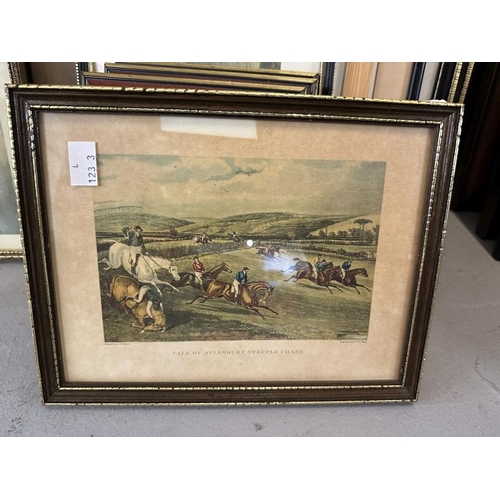 100 - Paintings/Prints: 19th cent. and early 20th cent. Scenes of Country pursuits on horseback. Plus 3 oi... 