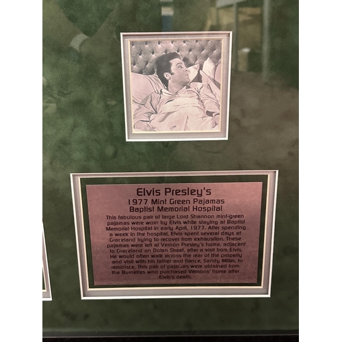 274 - Elvis Presley: Elvis Presley's Personally Worn Mint Green Pyjamas from Baptist Hospital April 1977 l... 