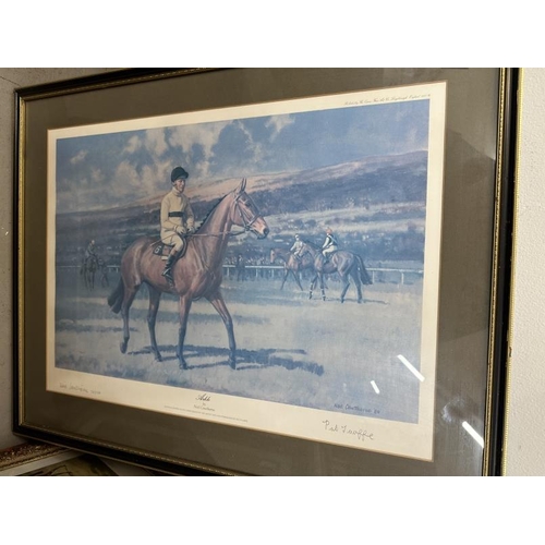 98 - Prints: Horse related including famous St Ledger, Grand National Derby winners. (21) All framed and ... 