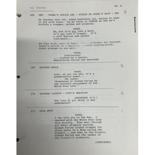 158 - MOVIES: Original script for Raise the Titanic dated 8th August 1979 with numerous pencil notations a... 