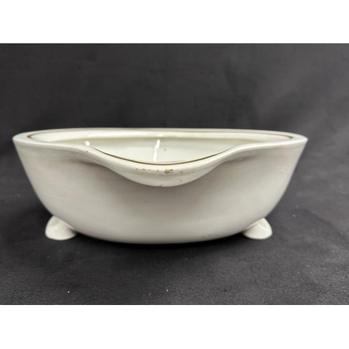 168 - R.M.S. OLYMPIC: Original Second-Class ceramic fold-away sink, from a cabin vanity unit. White porcel... 