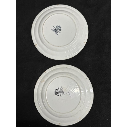 174 - WHITE STAR LINE: Second-Class dinner plate in the pattern used on board the R.M.S. Olympic, later us... 