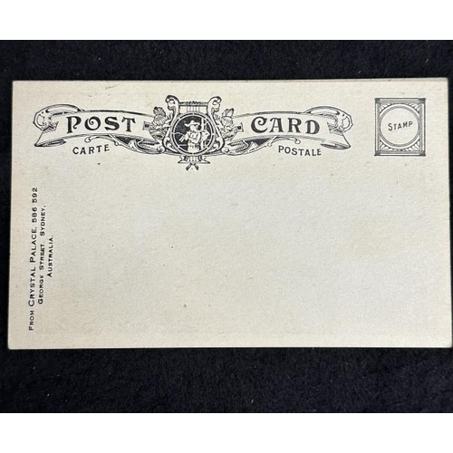 222 - R.M.S. TITANIC: Rare Australian post-disaster Titanic card promoting The Crystal Palace 586 592 Geor... 