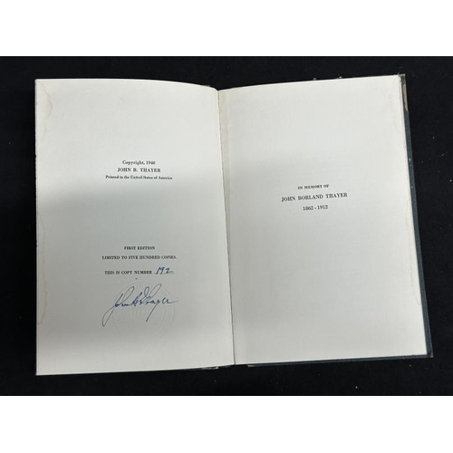 268 - R.M.S. TITANIC: Rare hardback signed limited edition The Sinking of the Titanic, John B. Thayer 192/... 