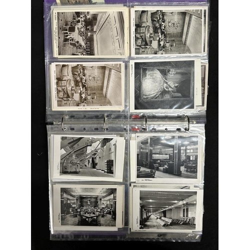 53 - OCEAN LINER: An extensive collection of postcards dedicated to Queen Mary and Queen Elizabeth, some ... 