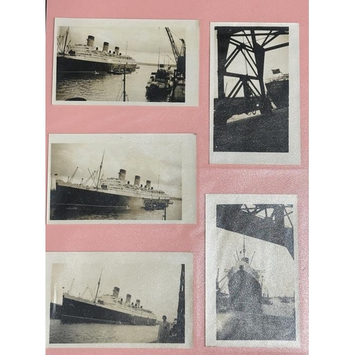 56 - OCEAN LINER: Superb archive of photographs relating to Queen Mary including some unique examples suc... 