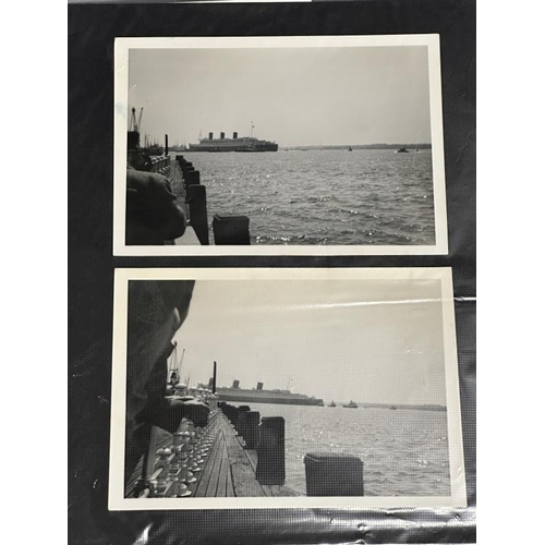 56 - OCEAN LINER: Superb archive of photographs relating to Queen Mary including some unique examples suc... 