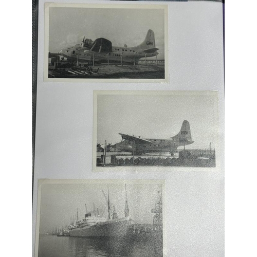 58 - OCEAN LINER: Private collection of post-war photographs of Southampton docks, some reprints, plus a ... 