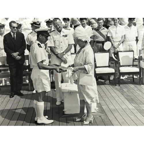 60 - H.M. ROYAL YACHT BRITANNIA: A fascinating archive of mostly photographs relating to Surgeon Commande... 