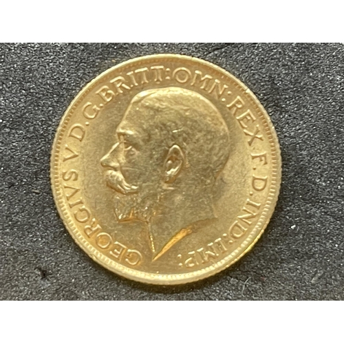 482 - Coins/Gold: George V Sovereign 1925 Sydney Mint.