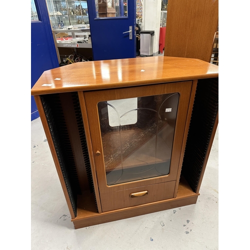 50 - Mid 20th cent. G-Plan teak effect bookcase with five shelves. 6ft. x 32ins. x 11ins. Plus a G-Plan t... 