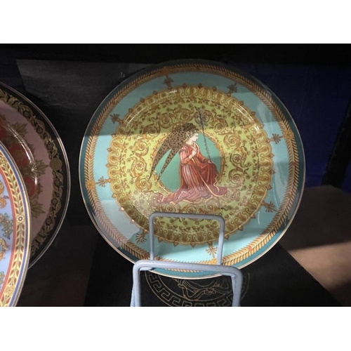 Rosenthal Versace Christmas plates 1995-1998 in boxes with