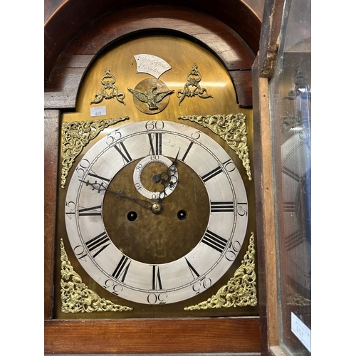 124 - Clocks: 18th cent. North Country mahogany longcase eight day clock by Thomas Kefford of Royston (act... 