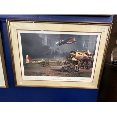 145 - Robert Taylor Limited Edition Prints: Company of Heroes Aces Edition 74/100 signed by Lieutenant Col... 