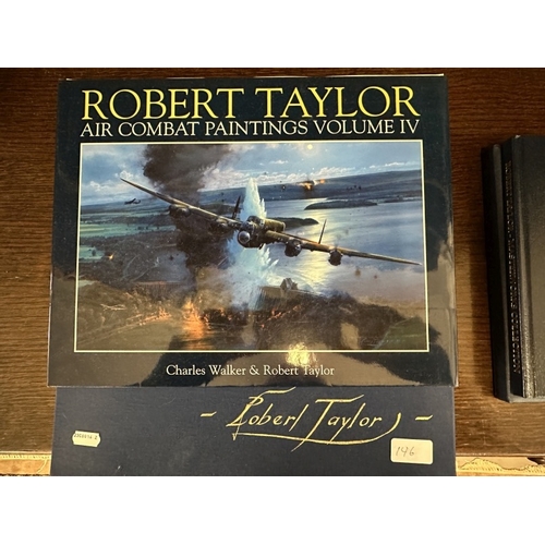 146 - Robert Taylor Limited Edition Prints: Lancaster Under Attack signed by Bill Reid V.C. and Major Mart... 