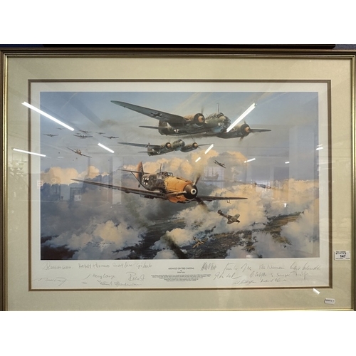 147 - Robert Taylor Limited Edition Prints: Millenium Proof Edition Assault on The Capital signed by appro... 