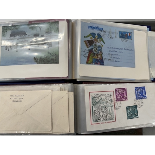 219 - Stamps/Postal History: Large album containing more than 130 first day covers for Bermuda and GB dati... 