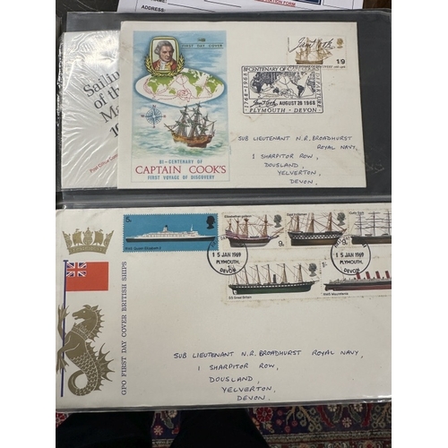 219 - Stamps/Postal History: Large album containing more than 130 first day covers for Bermuda and GB dati... 