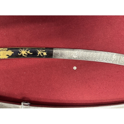 230 - Militaria/Waterloo: Sir William Bellairs KT 1793-1863 19th century 1796 pattern cavalry sabre and sc... 