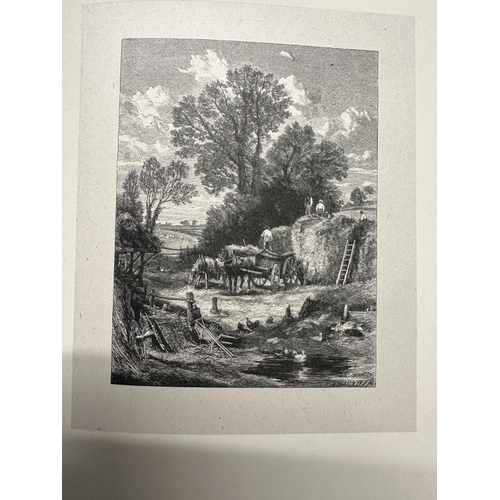 254 - Books: Birket Fosters Vellum Pictures of English Landscapes, India Proofs Engraved by the Brothers D... 