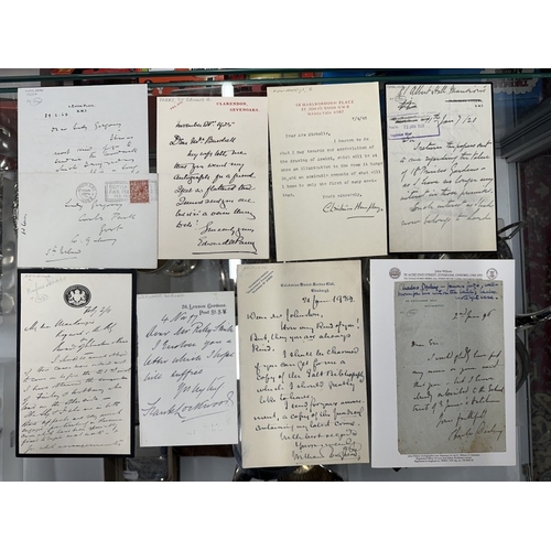 276 - Autographed Letters: Judges Charles Darling, Sir Edward Parry, Sir Frank Lockwood, Rufus Isaacs, Sir... 