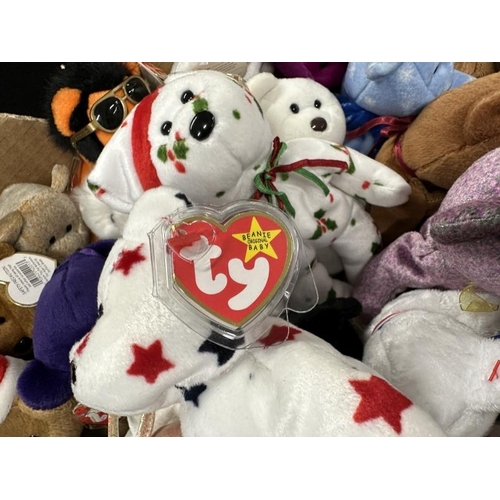 364 - Toys: Large collection of Tye Beanie Babies including some unusual examples. (Approx. 52)... 