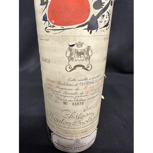 392 - Wines: 1969 Chateau Mouton Rothschild.