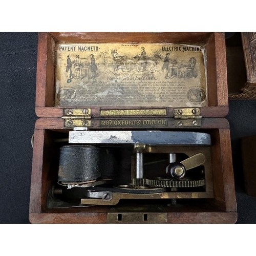 405 - Scientific Instruments: John Weiis & Son 'Patent Magnetic Electric Machine' for nervous disorder... 