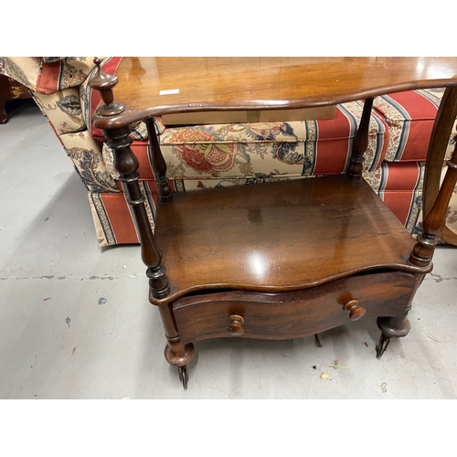 58 - Furniture: 19th cent. Mahogany dining chair lyre back, drop in seat, chamfered front supports and a ... 