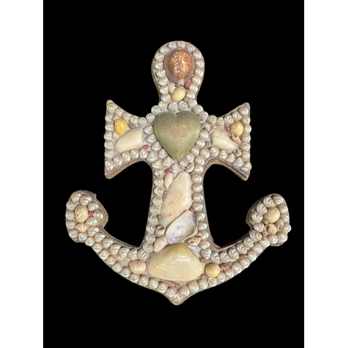 157 - R.M.S. TITANIC: Decorative post-disaster commemorative anchor made by Titanic crewman survivor, fade... 