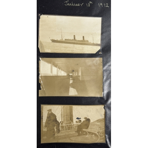 37 - OCEAN LINER: Private collection of post-war photographs of Southampton docks, some reprints, plus a ... 