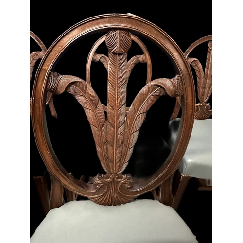 85 - ROYAL YACHT: H.M.Y. Osborne circa 1870s set of six dining room chairs from the state apartments of t... 