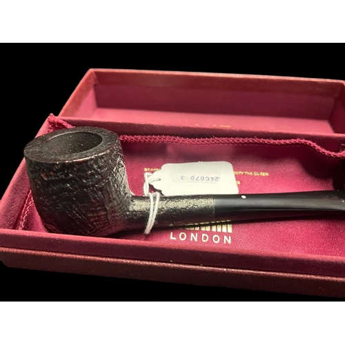 549 - Smoking Requisites: Dunhill pipe with a white spot on the stem stamped 43061 Dunhill Shell (Shell Br... 