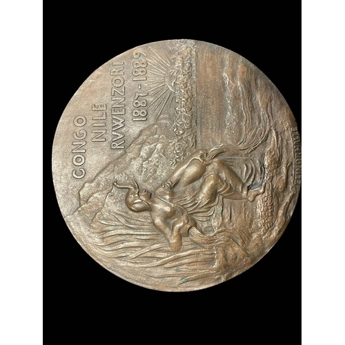 554 - Medals/Exploration: Medals/Exploration: Royal Geographical Society Medal by Elinor Hallé. 1890. Bron... 