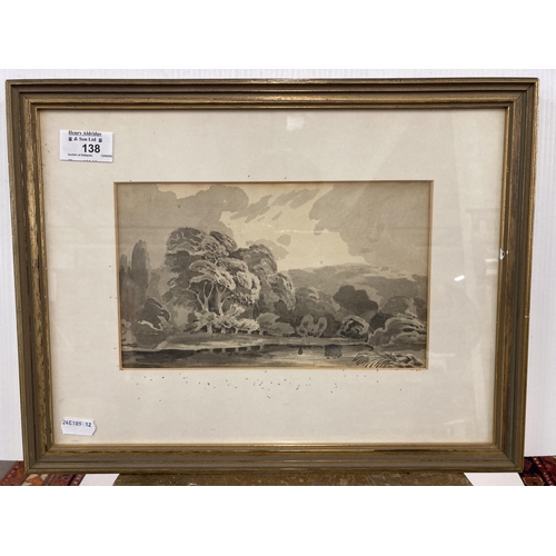 138 - 20th cent. English School: Watercolour by S. Crafer signed lower left, framed under glass. Sight siz... 