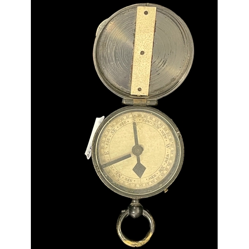 292 - Militaria: Early 20th cent. Verners Patent Compass by J. H. Steward complete with original leather c... 