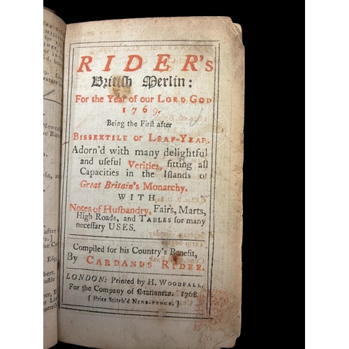 314 - Books: 'The Royal Kalendar 1769' the complete and correct annual register for England, Scotland, Ire... 