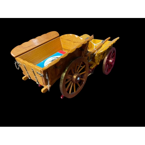 364 - Models. The Chris Knutson Archive: Scratch-built treen model potato carts one with shaft and chassis... 