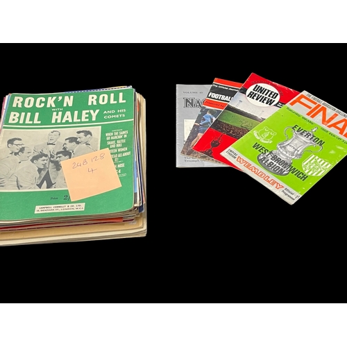 428 - Sheet Music: 1950s more than 50 publications including Rock & Roll, Bill Haley, At The Hop-Danny... 