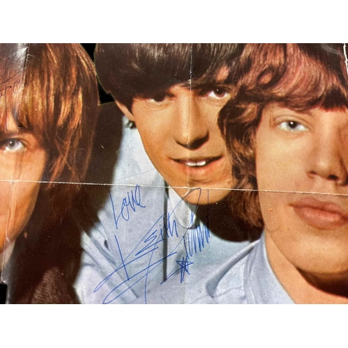 433 - Autographs: Rolling Stones signed on 'Way Out' page, Brian Jones, Mick Jagger, Charlie Watts, Bill W... 