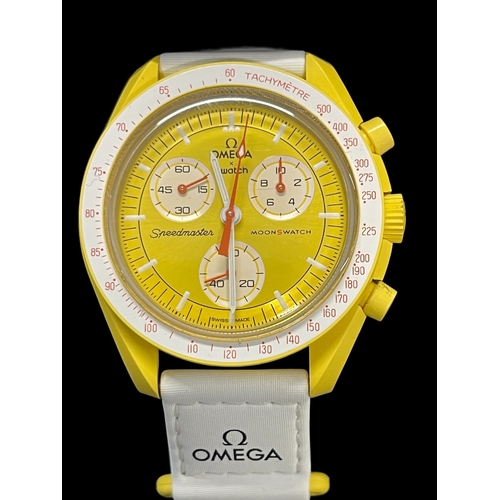 583 - Watches: Swatch X Omega Speedmaster, MOONSWATCH, Mission to the Sun wrist watch A bioceramic wrist w... 