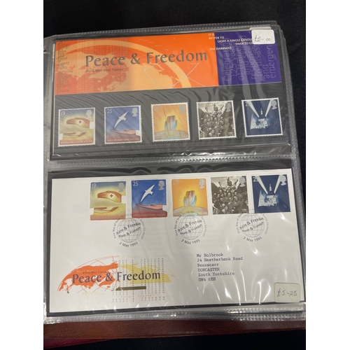 247 - Stamps: British Post Office and Royal Mail Mint stamps presentation packs, most with corresponding f... 