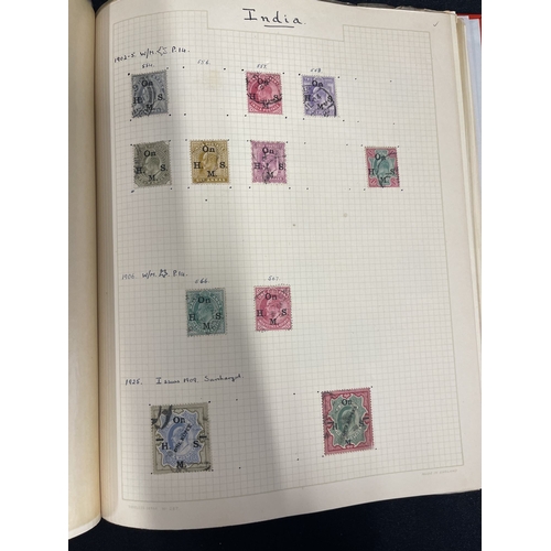 248 - Stamps: Early to mid 20th cent. World mainly Commonwealth, three looseleaf albums India, Malta and S... 