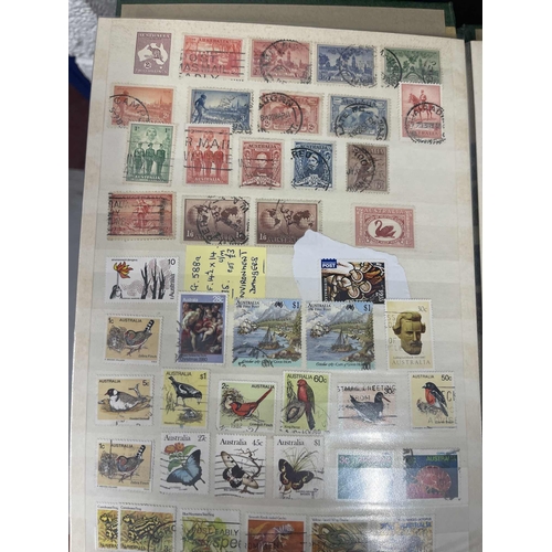 248 - Stamps: Early to mid 20th cent. World mainly Commonwealth, three looseleaf albums India, Malta and S... 