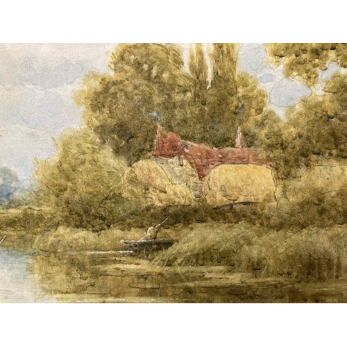 119 - H. Kinnard: Watercolour, Pangbourne, Berkshire, signed lower right, with 2010 receipt, unframed. 29i... 