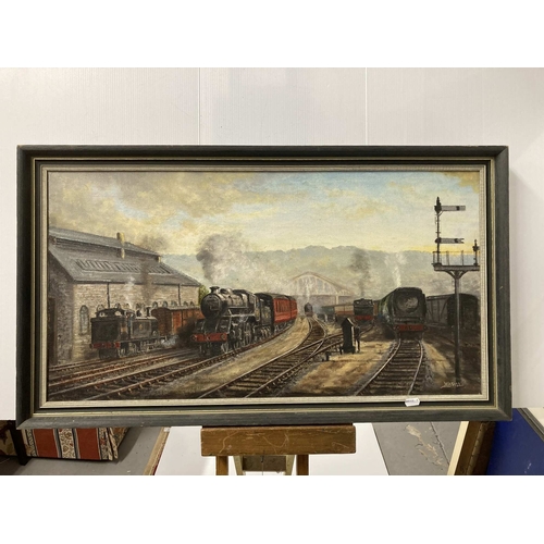 120 - Limited Edition Prints: Peter Finnigan 'Make 'em Laugh' plus four David Shepherd prints of trains, e... 