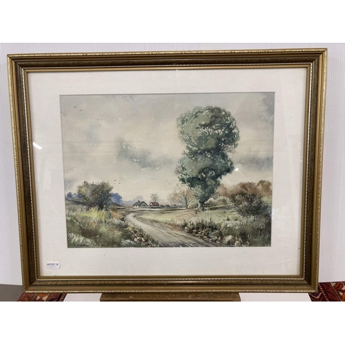 138 - 20th cent. English School: Watercolour by S. Crafer signed lower left, framed under glass. Sight siz... 