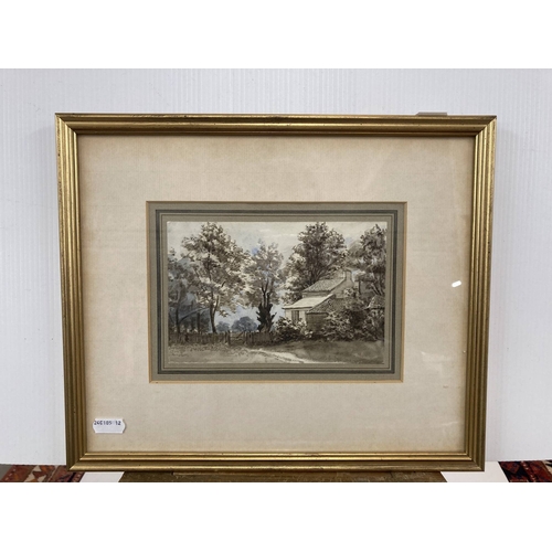 138 - 20th cent. English School: Watercolour by S. Crafer signed lower left, framed under glass. Sight siz... 