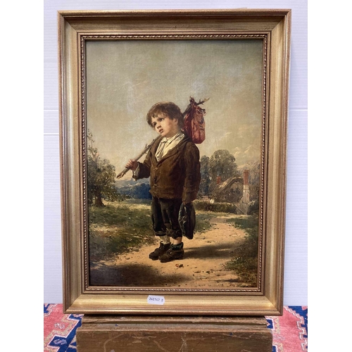 186 - Paintings: Thomas Faed RSA (1826 - 1900) Paintings: Thomas Faed RSA (1826 - 1900) Oil on canvas, Boy... 