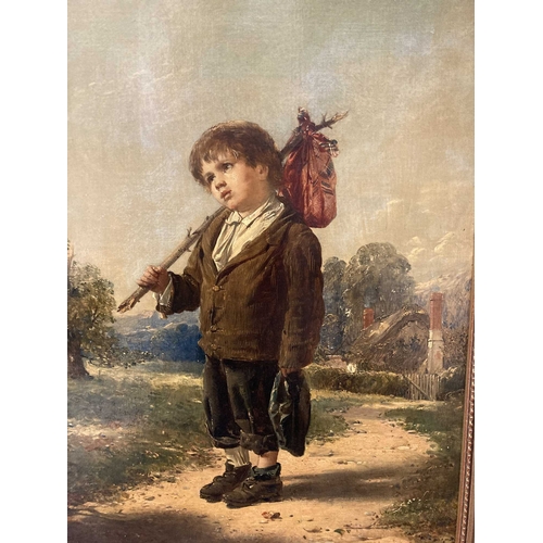 186 - Paintings: Thomas Faed RSA (1826 - 1900) Paintings: Thomas Faed RSA (1826 - 1900) Oil on canvas, Boy... 